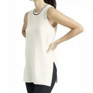 Athleta - XL 'On the Town' Dove Knit Sleeveless Lightweight Sweater X Large